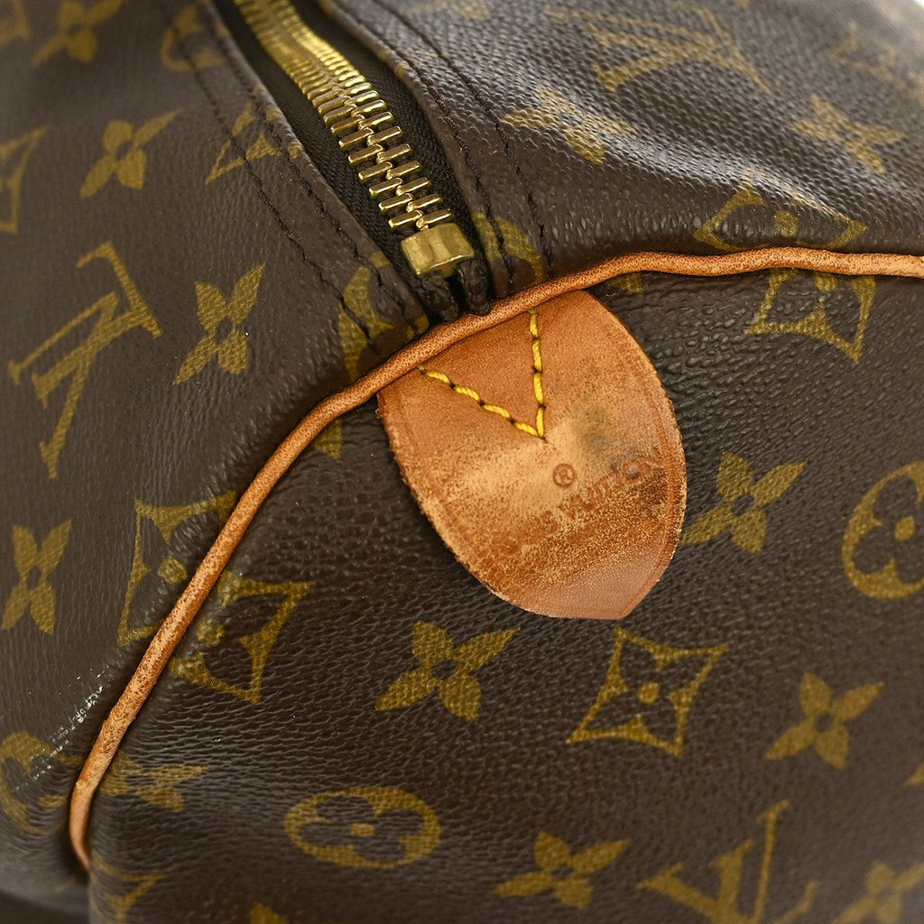 Louis Vuitton Keepall Bag Monogram Canvas Brown Canvas Travel Bag