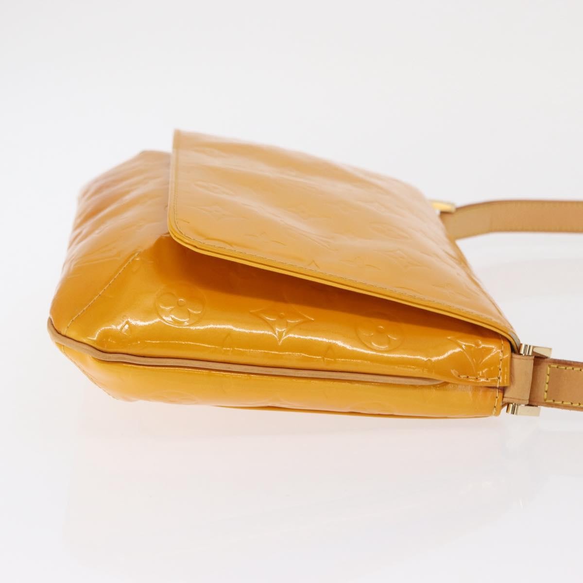Louis Vuitton Thompson Street Handbag Monogram Vernis Yellow Patent_Leather Shoulder Bag