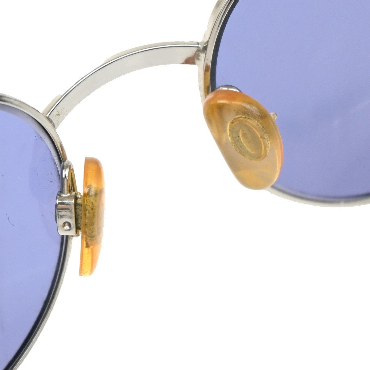 Chanel Chanel Logo Sunglasses Eye Wear Plastic Blue Metal Sunglasse Accessory