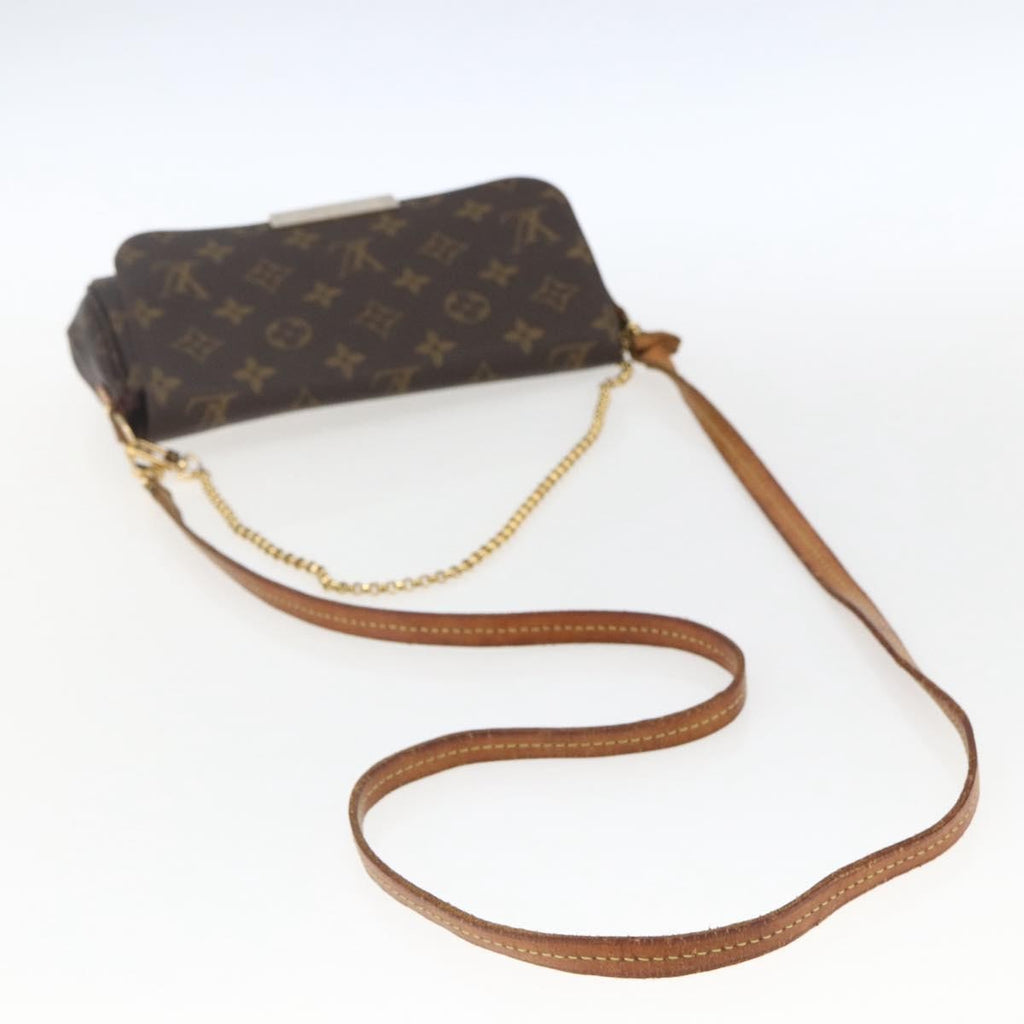 Louis Vuitton Favorite Handbag Monogram Canvas Brown Canvas Shoulder Bag