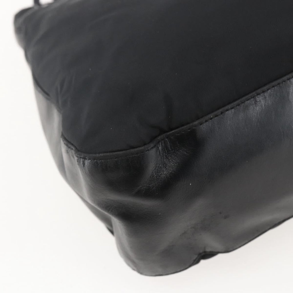 Prada Chain Shoulder Bag Tessuto Black Nylon Shoulder Bag Bag
