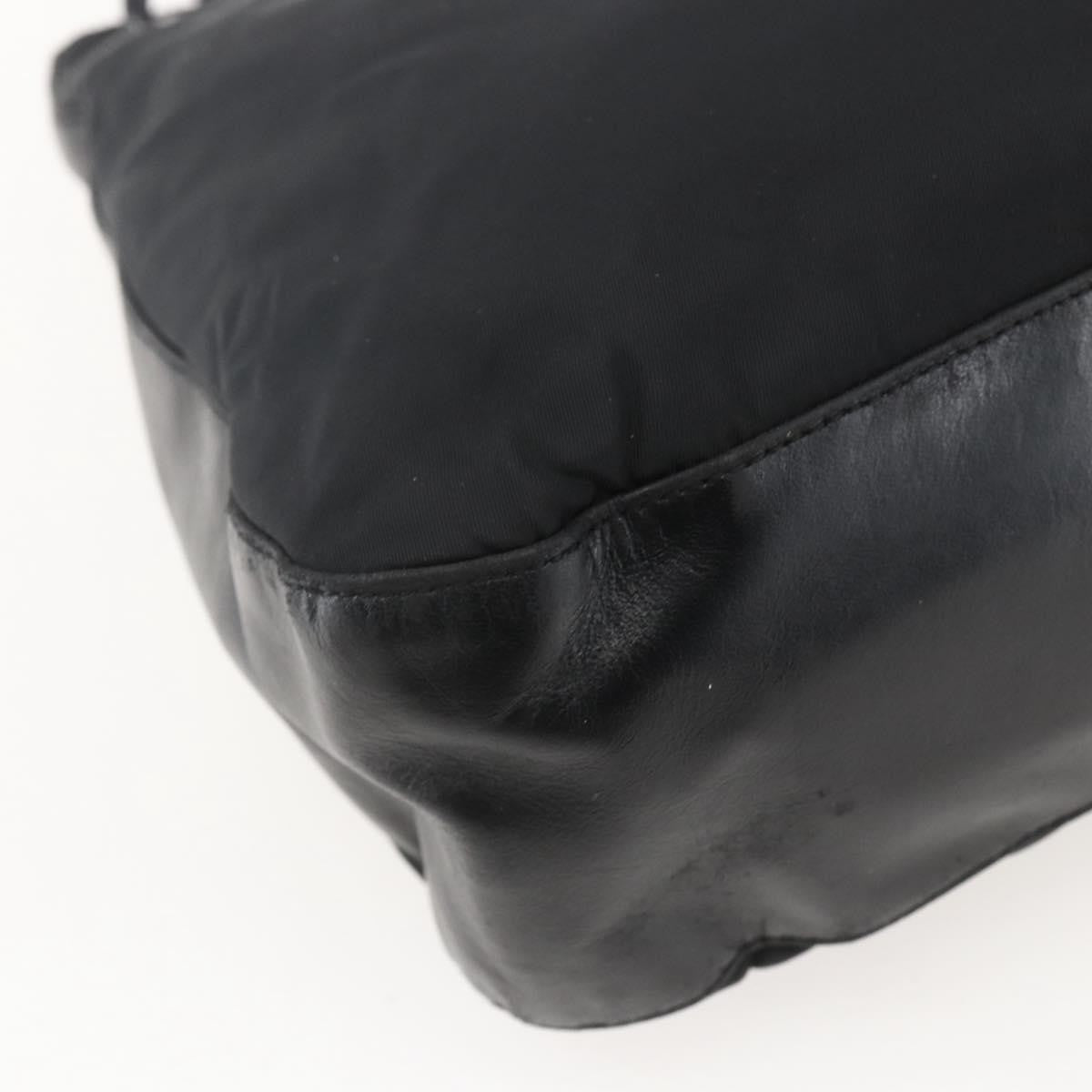 Prada Chain Shoulder Bag Tessuto Black Nylon Shoulder Bag Bag