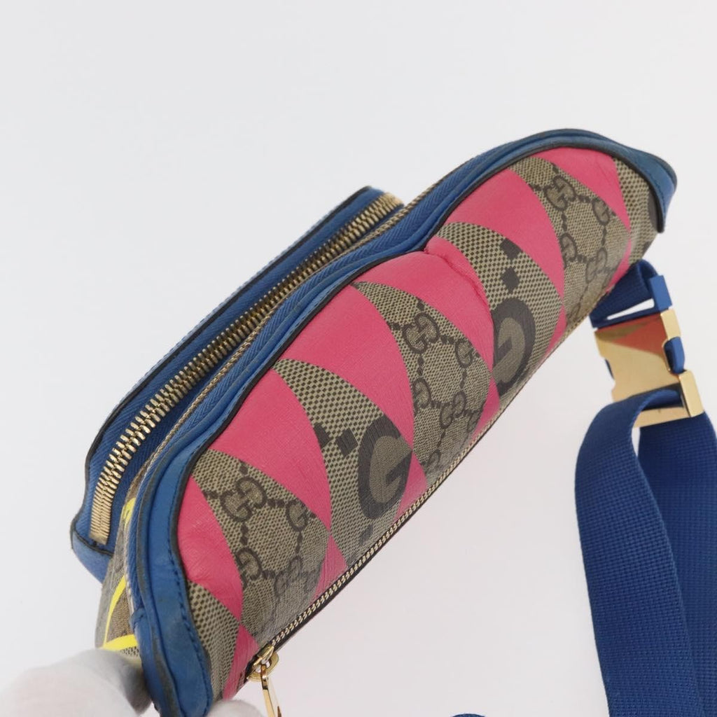 Gucci Gg Supreme Belt Bag Gg Coated Canvas And Leather Multicolour Pvc Crossbody Bag Bag (Pre-Owned)