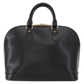 Louis Vuitton Alma Handbag Epi Leather Black Leather Handbag