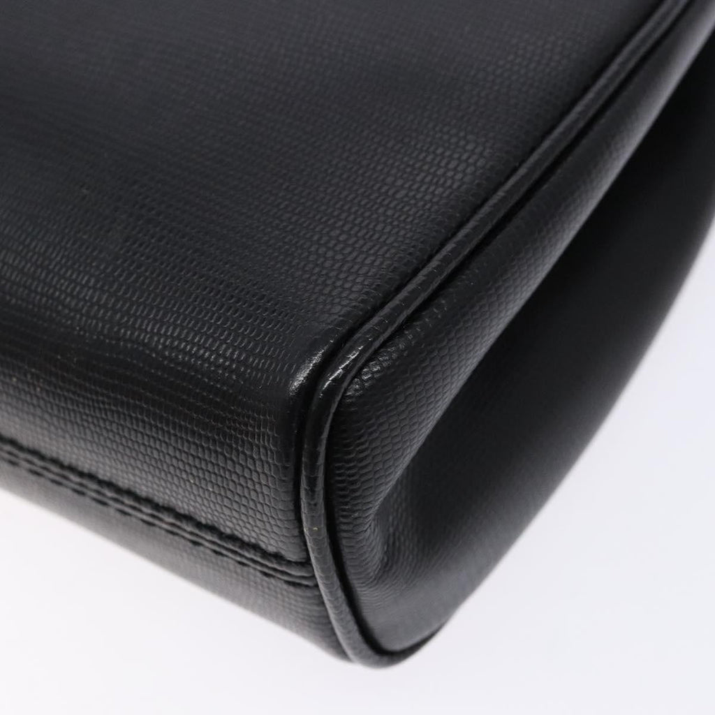Celine Vintage Circle Logo Crossbody Bag Leather Black Leather Bag