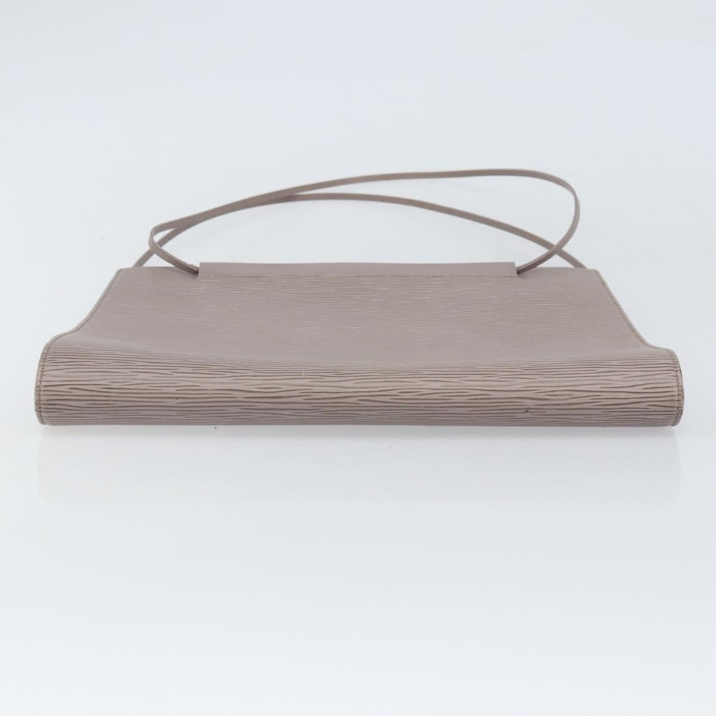 Louis Vuitton Saint Tropez Handbag Epi Leather Gray Leather Shoulder Bag