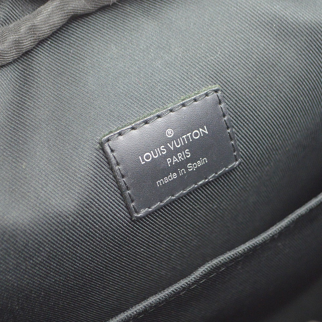 Louis Vuitton Dayton Reporter Bag Damier Graphite Black Canvas Shoulder Bag