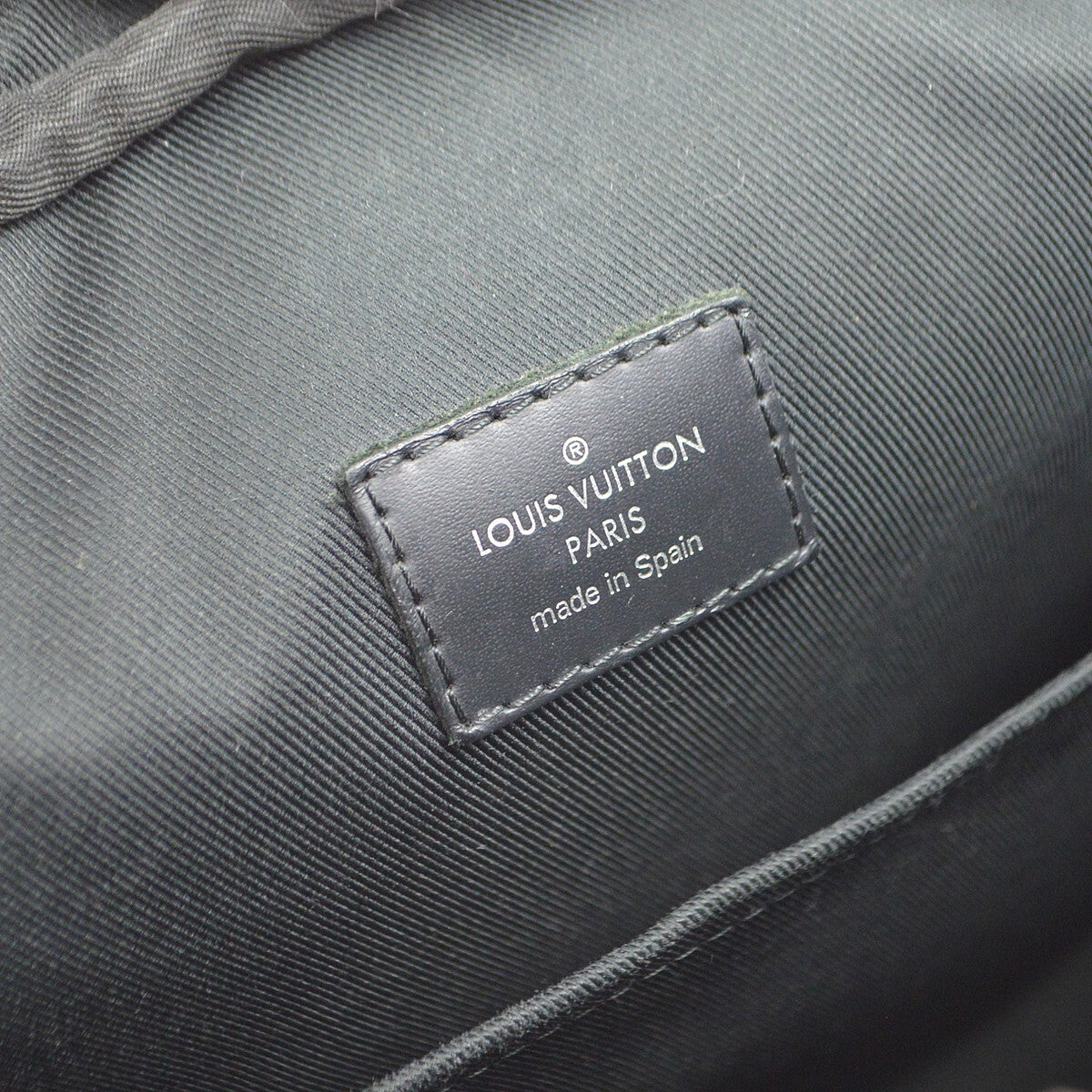 Louis Vuitton Dayton Reporter Bag Damier Graphite Black Canvas Shoulder Bag