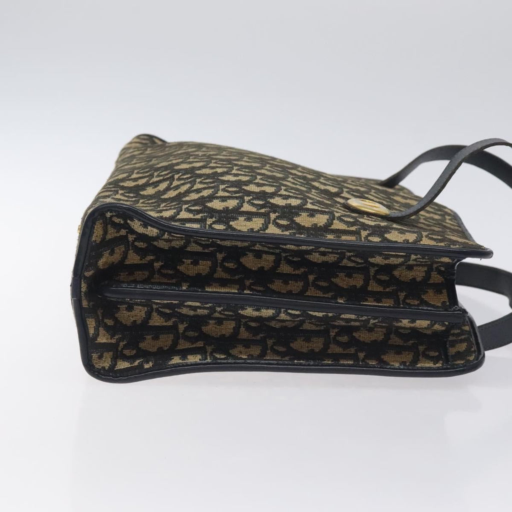 Christian Dior Trotter Shoulder Bag Canvas Navy Canvas Shoulder Bag Bag (Pre-Owned)