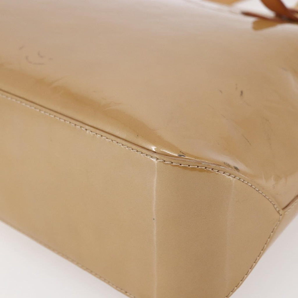 Louis Vuitton Brentwood Handbag Monogram Vernis Brown Patent_Leather Bag