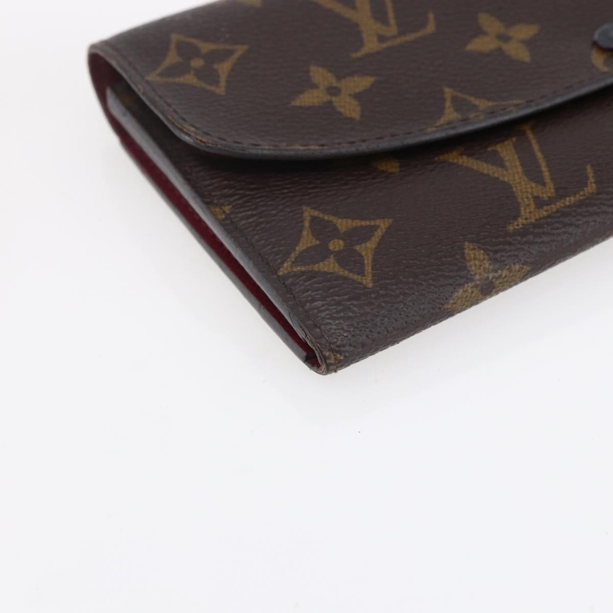 Louis Vuitton Emilie Wallet Monogram Canvas Brown Canvas Wallets Accessory