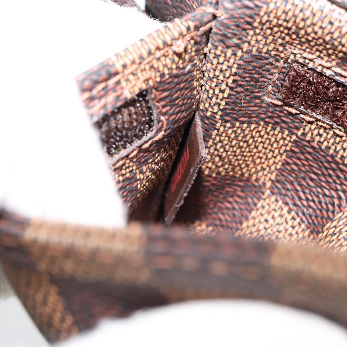 Louis Vuitton Geronimos Waist Bag Damier Brown Canvas Clutche & Pouche Bag