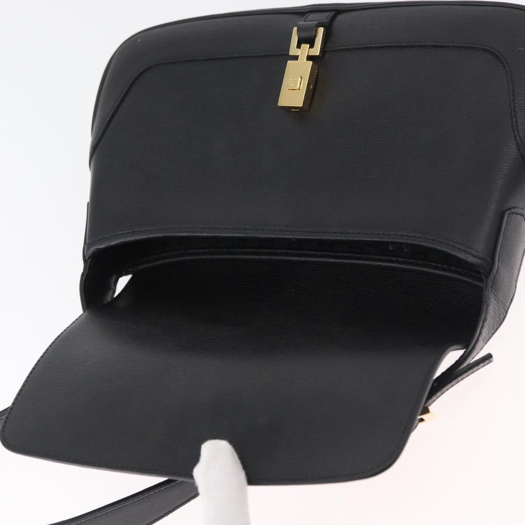 Gucci Jackie Original Shoulder Bag Leather Leather Black Leather Shoulder Bag Bag (Pre-Owned)