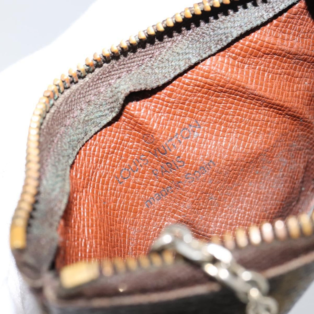 Louis Vuitton Pochette Clés Monogram Canvas Brown Canvas Wallets Accessory
