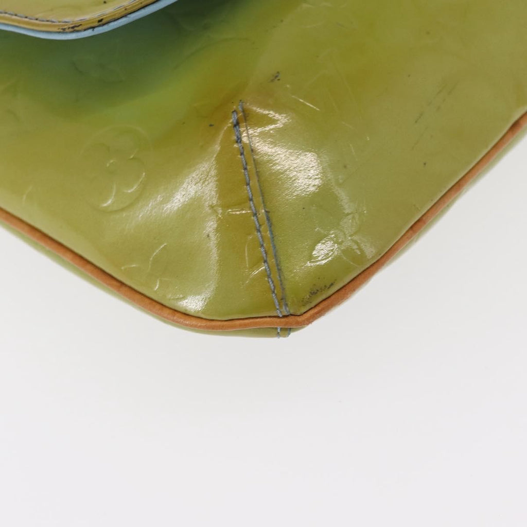 Louis Vuitton Thompson Street Handbag Monogram Vernis Blue Patent_Leather Shoulder Bag