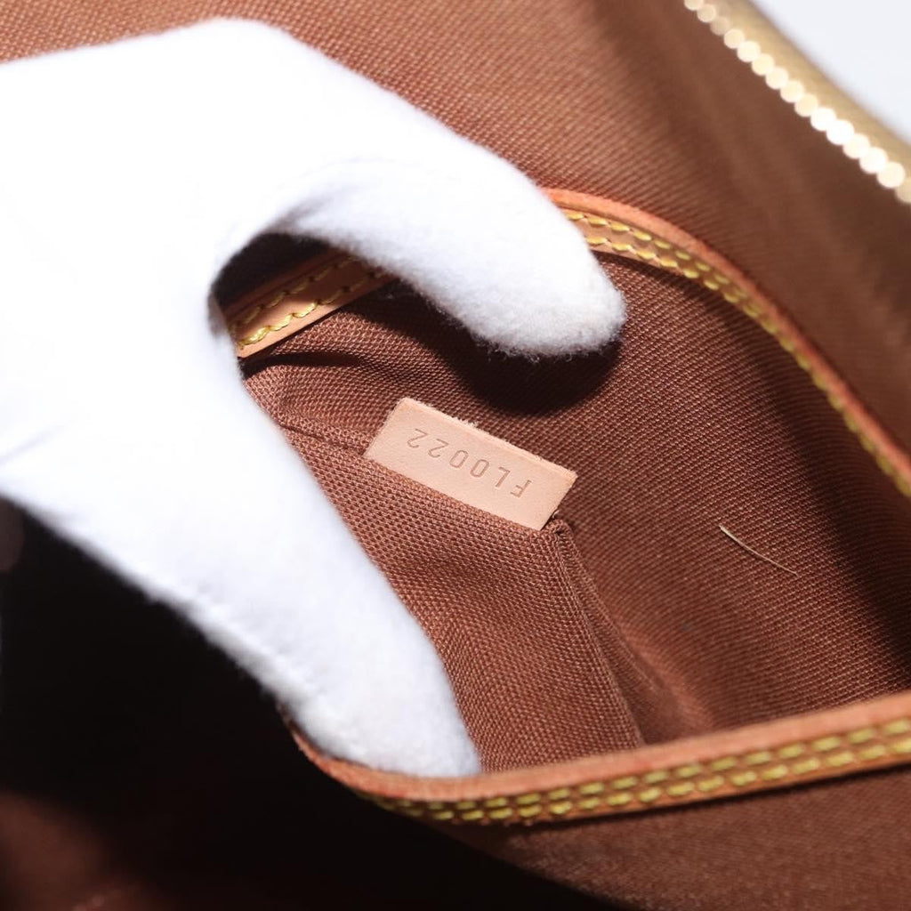 Louis Vuitton Alma Handbag Monogram Canvas Brown Canvas Handbag