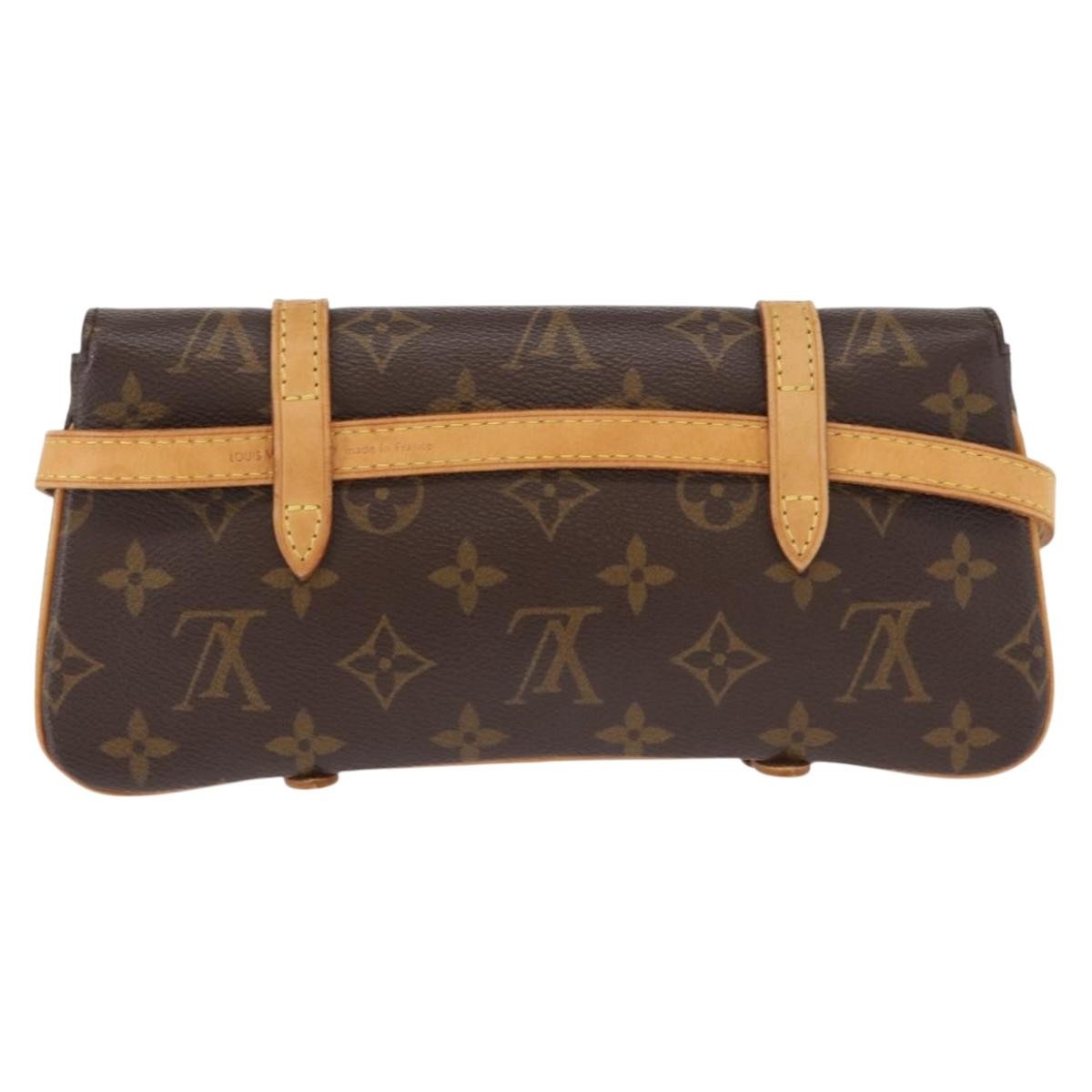 Louis Vuitton Marelle Waist Bag Monogram Canvas Brown Canvas Clutche & Pouche Bag