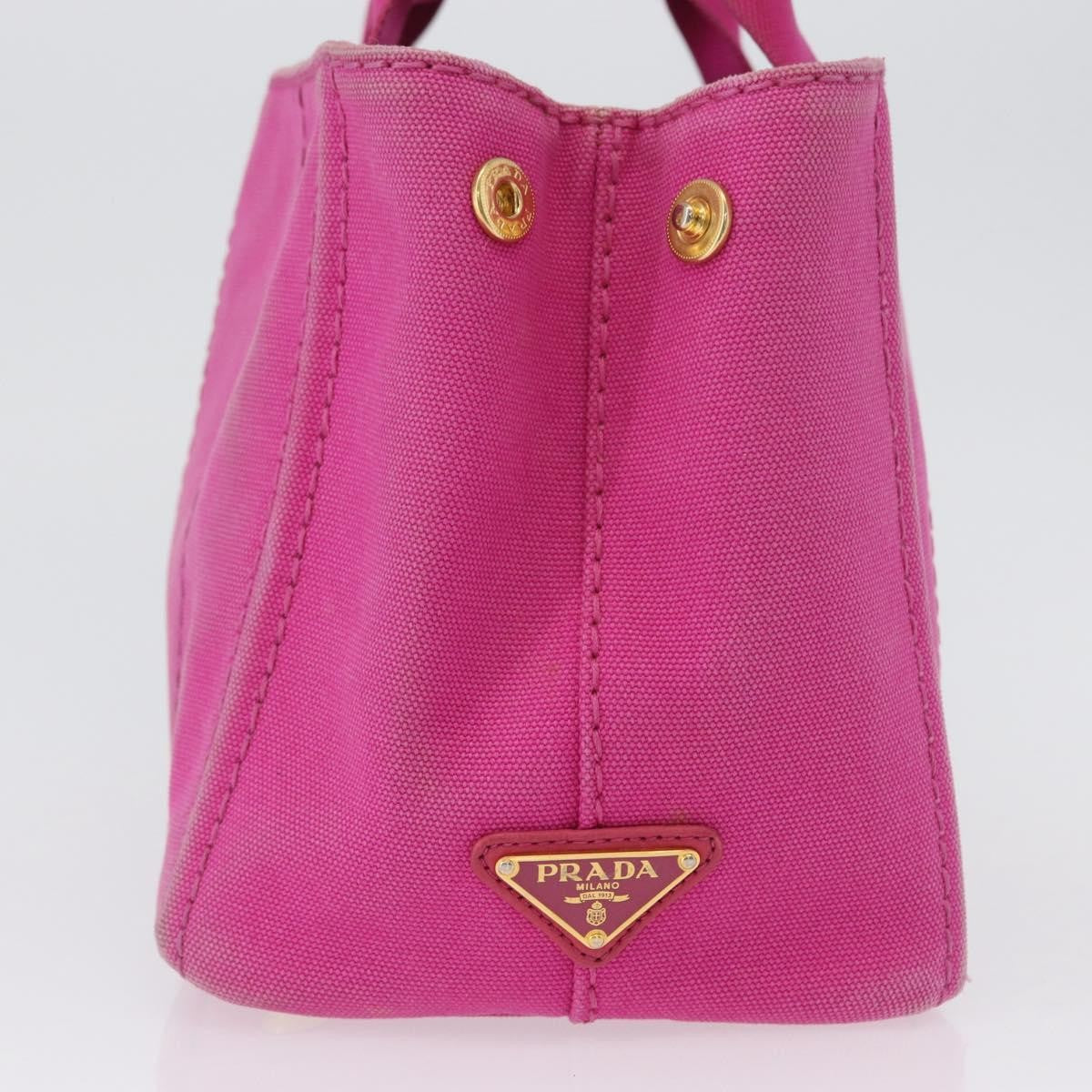 Prada Canapa Tote Canvas Pink Canvas Tote Bag Bag