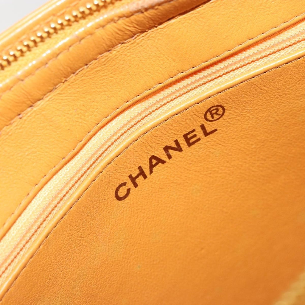 Chanel Vintage Logo Tote Leather Camel Leather Tote Bag Bag