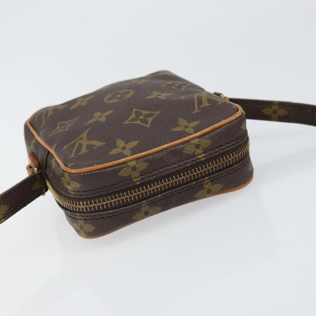 Louis Vuitton Danube Handbag Monogram Canvas Brown Canvas Shoulder Bag