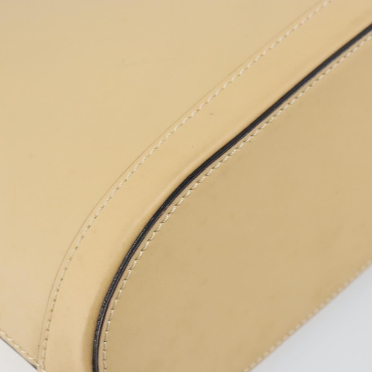 Celine Vintage Shoulder Bag Leather Beige Leather Shoulder Bag Bag