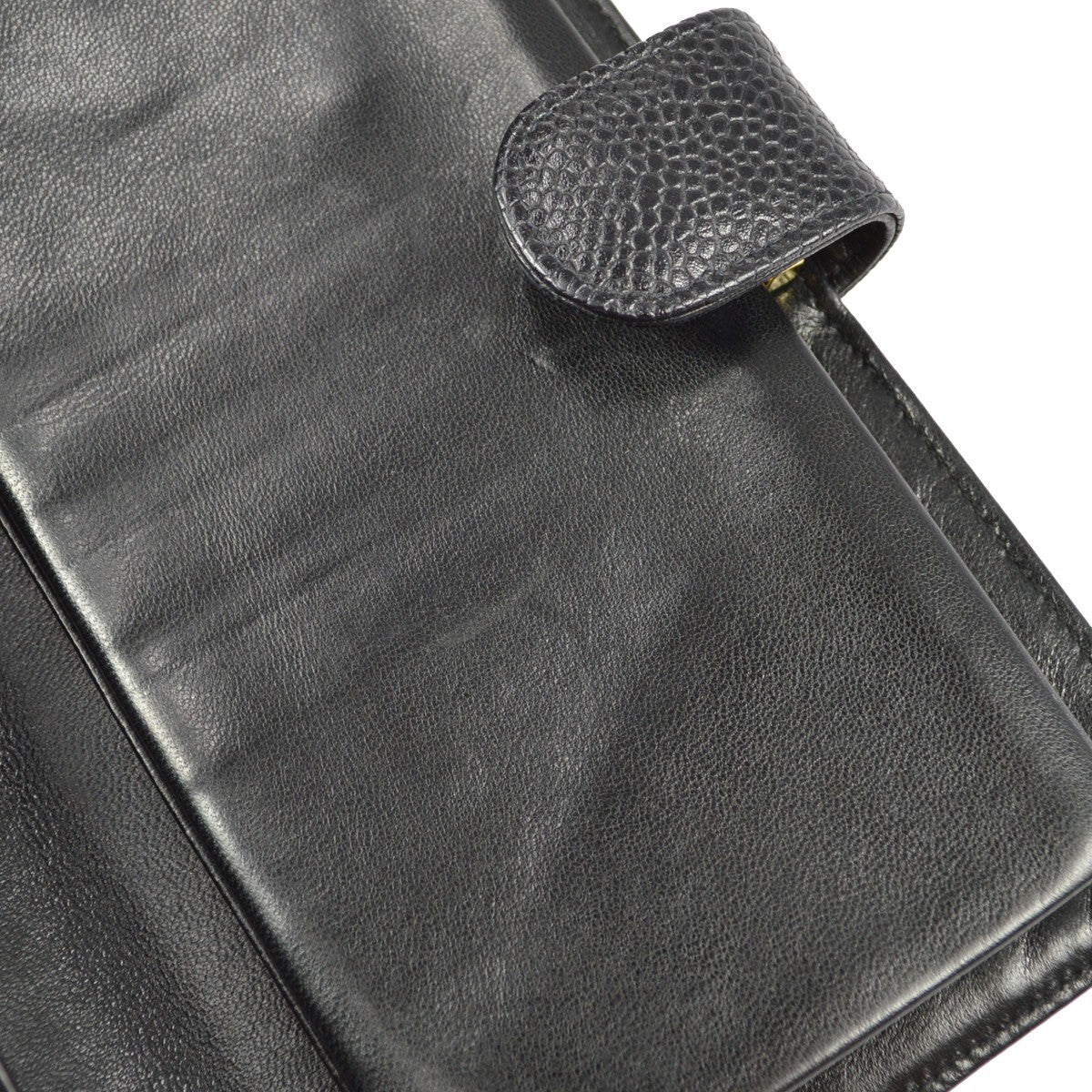 Chanel Timeless Cc French Wallet Caviar Black Leather Wallets Accessory