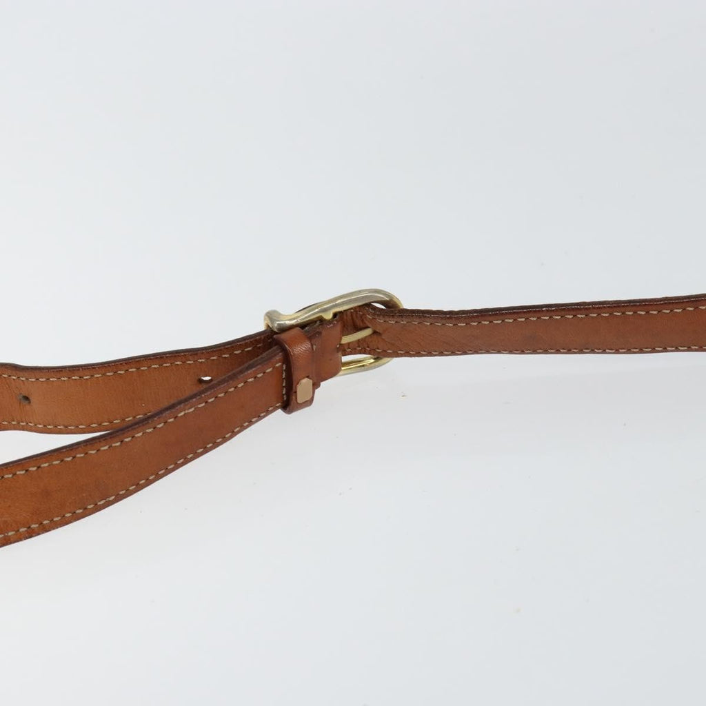 Celine Vintage Macadam Shoulder Bag Canvas And Leather Brown Canvas Shoulder Bag Bag