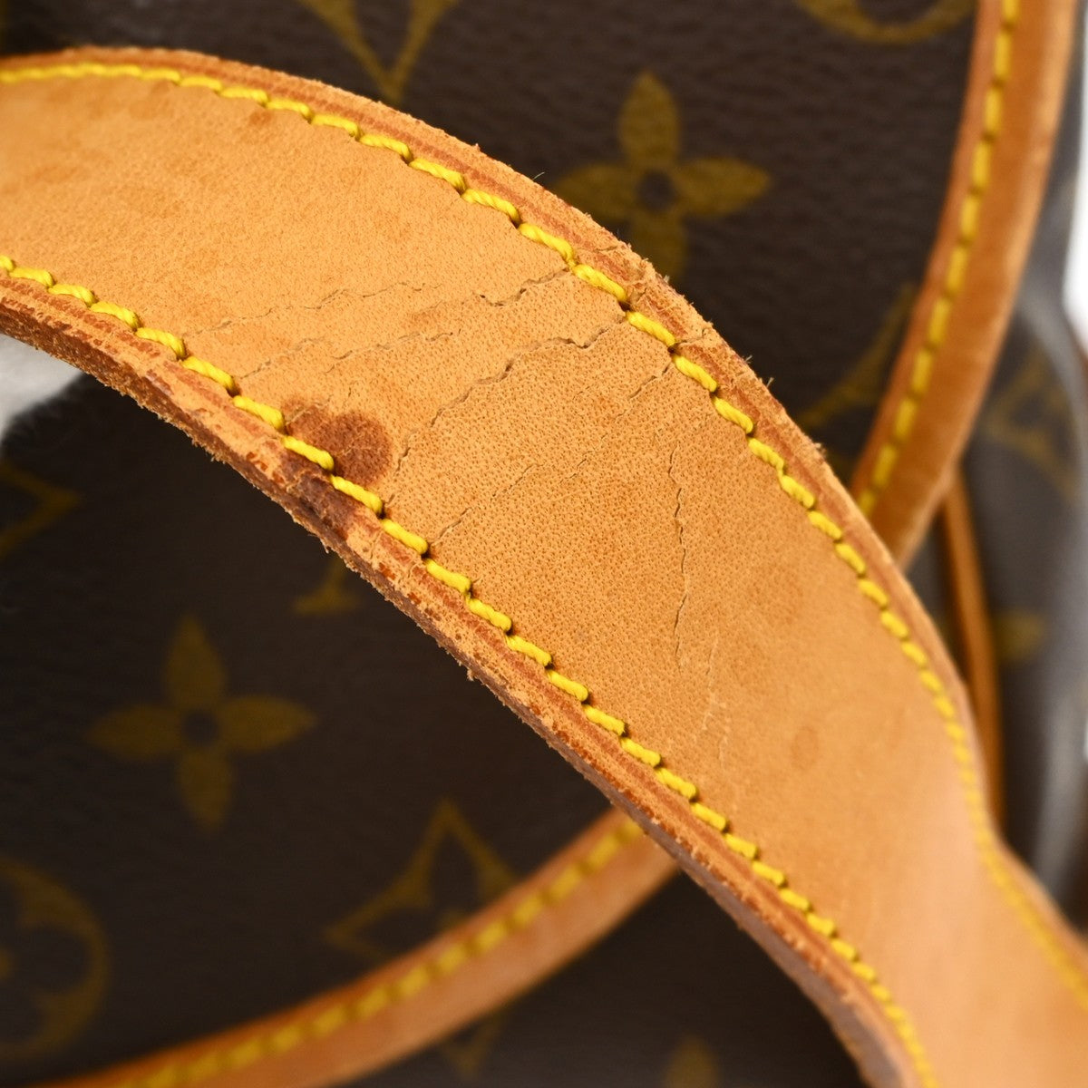 Louis Vuitton Saumur Handbag Monogram Canvas Brown Canvas Shoulder Bag
