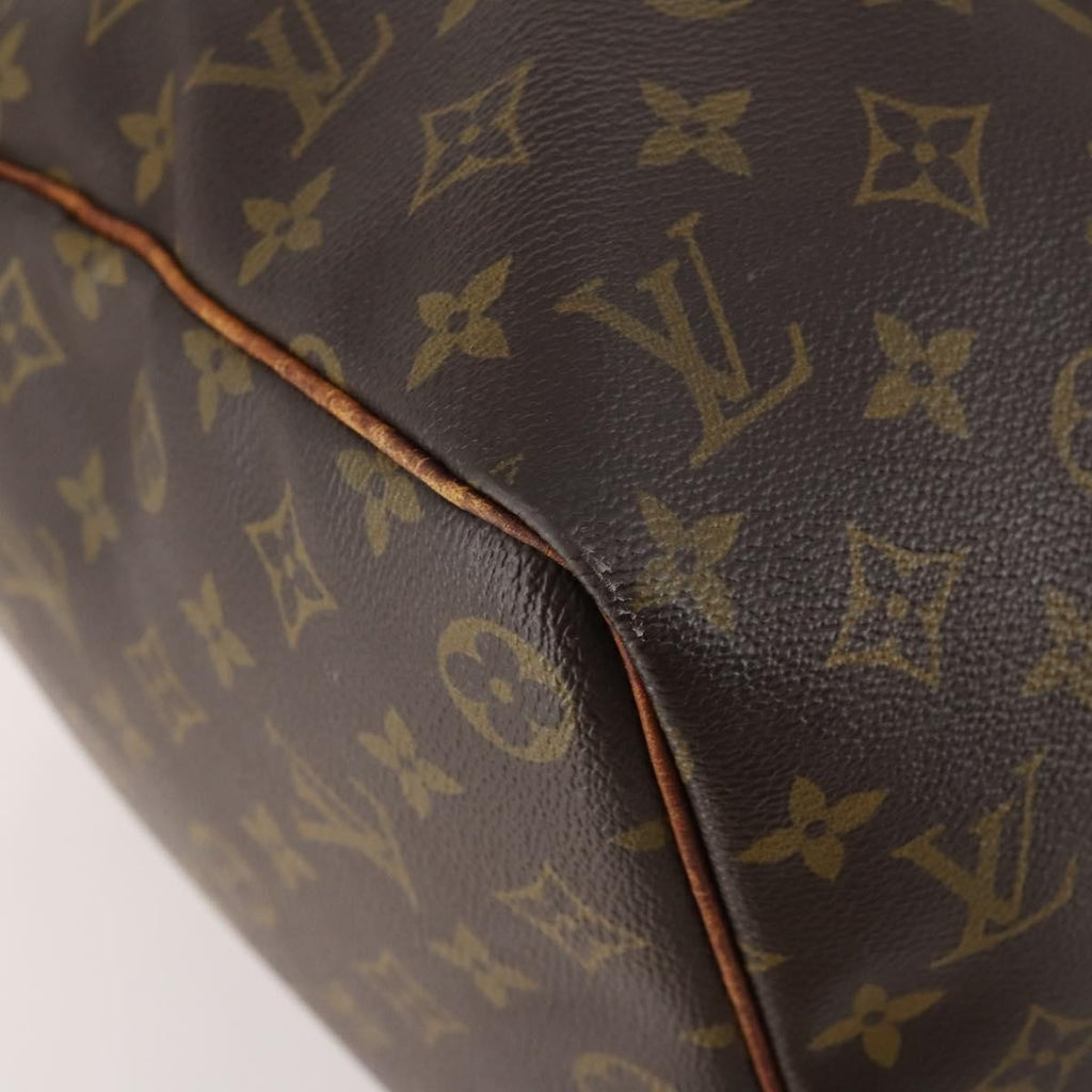 Louis Vuitton Keepall Bag Monogram Canvas Brown Canvas Travel Bag