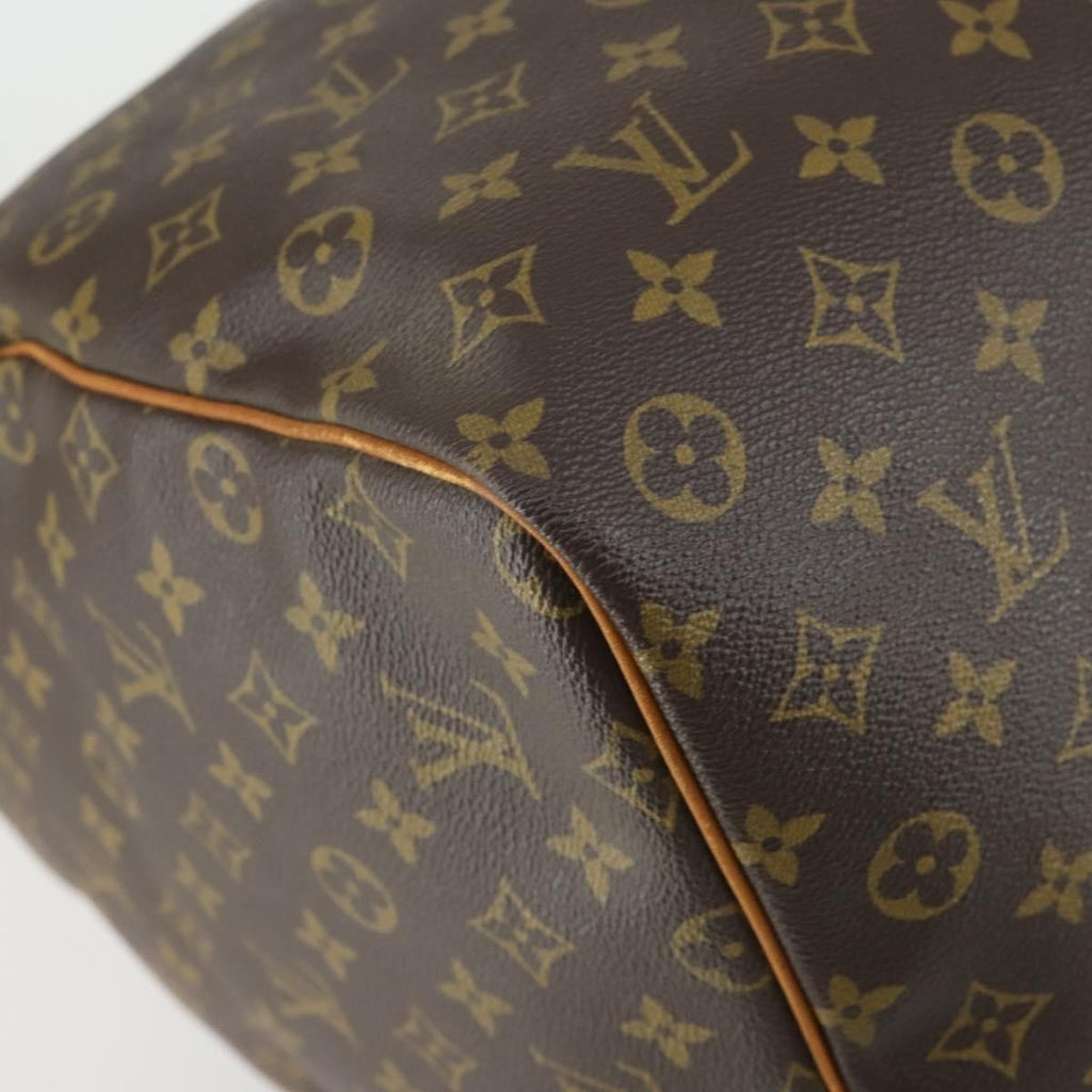 Louis Vuitton Keepall Bag Monogram Canvas Brown Canvas Travel Bag