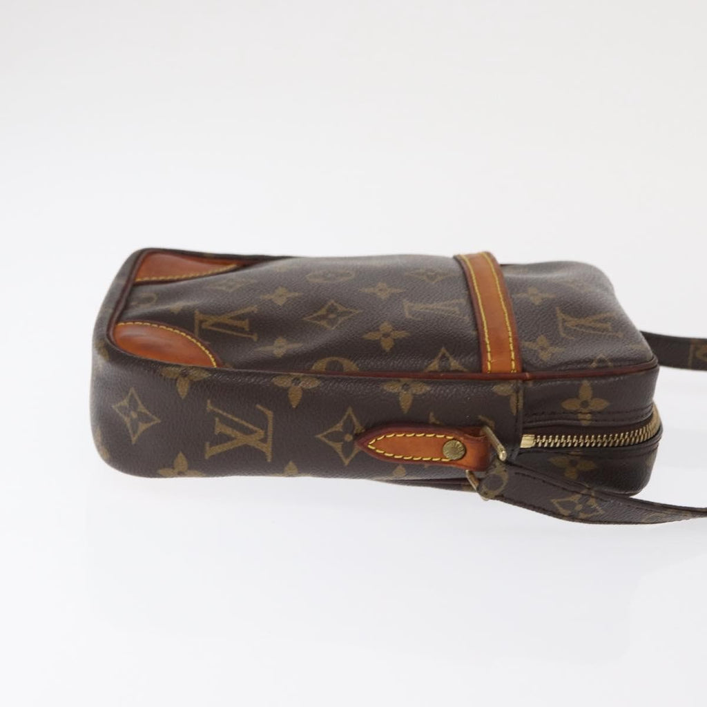 Louis Vuitton Danube Handbag Monogram Canvas Brown Canvas Shoulder Bag