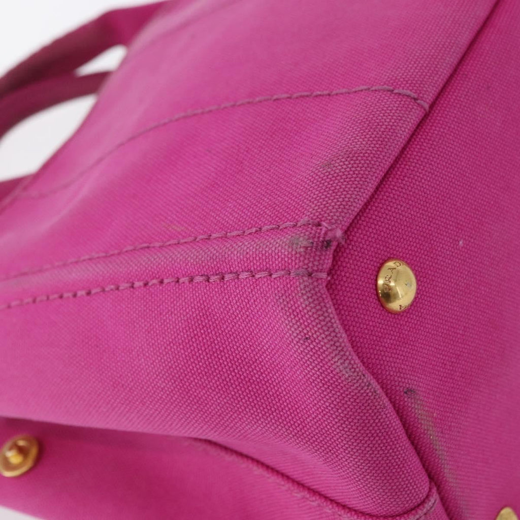 Prada Canapa Tote Canvas Pink Canvas Tote Bag Bag