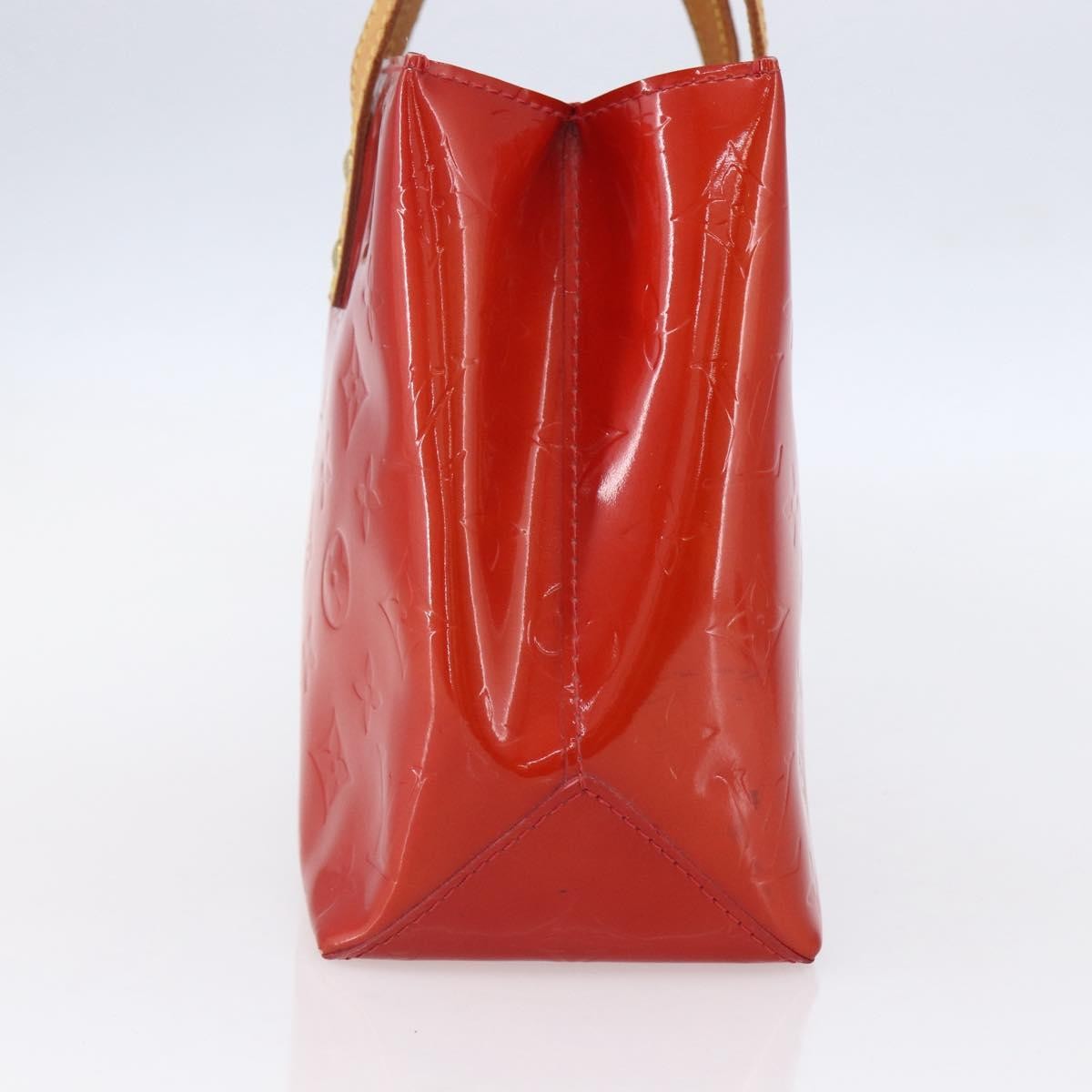 Louis Vuitton Reade Handbag Monogram Vernis Red Patent_Leather Handbag