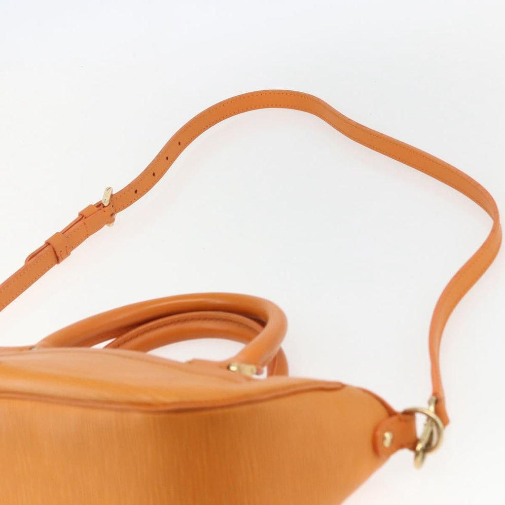 Louis Vuitton Danura Handbag Epi Orange Leather Handbag