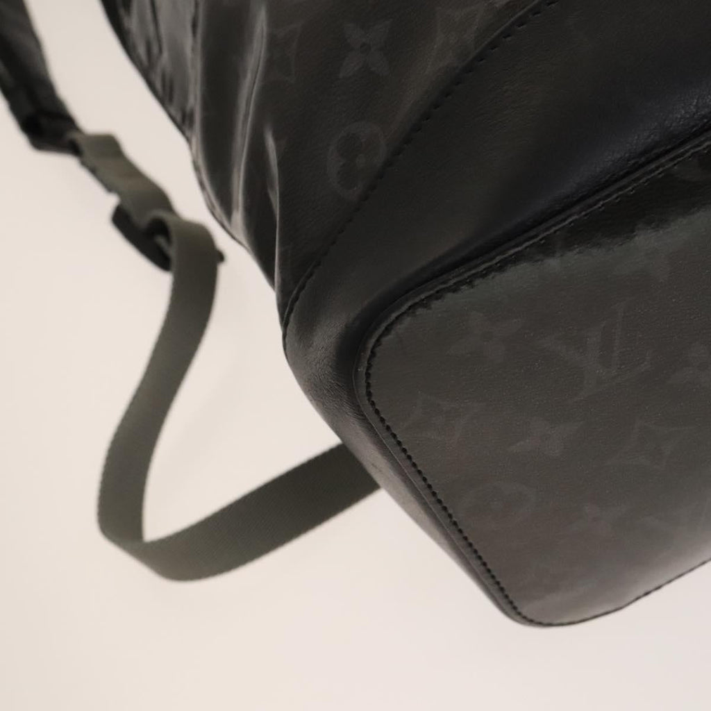 Louis Vuitton Zipped Tote Limited Edition Monogram Eclipse Glaze Canvas Black Canvas Backpack Bag