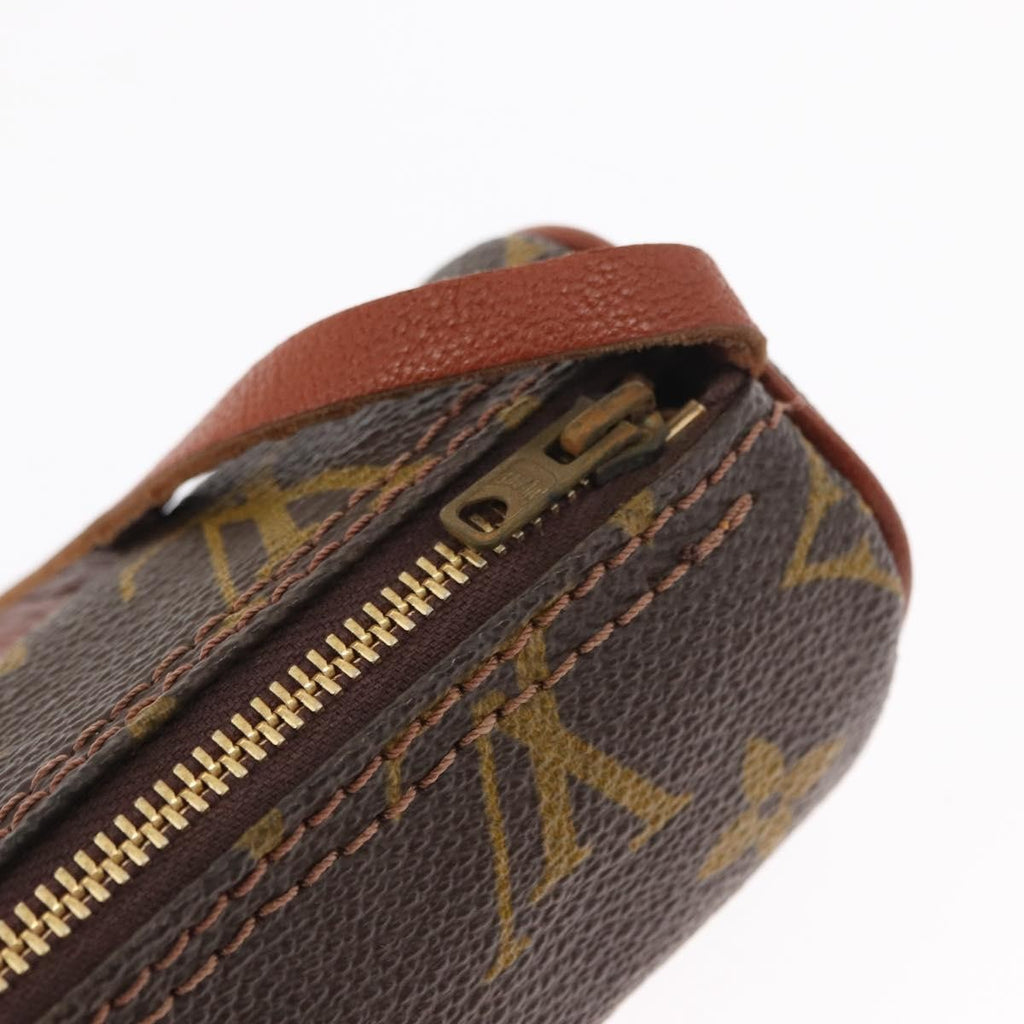 Louis Vuitton Papillon Pochette Monogram Canvas Brown Canvas Clutche & Pouche Bag
