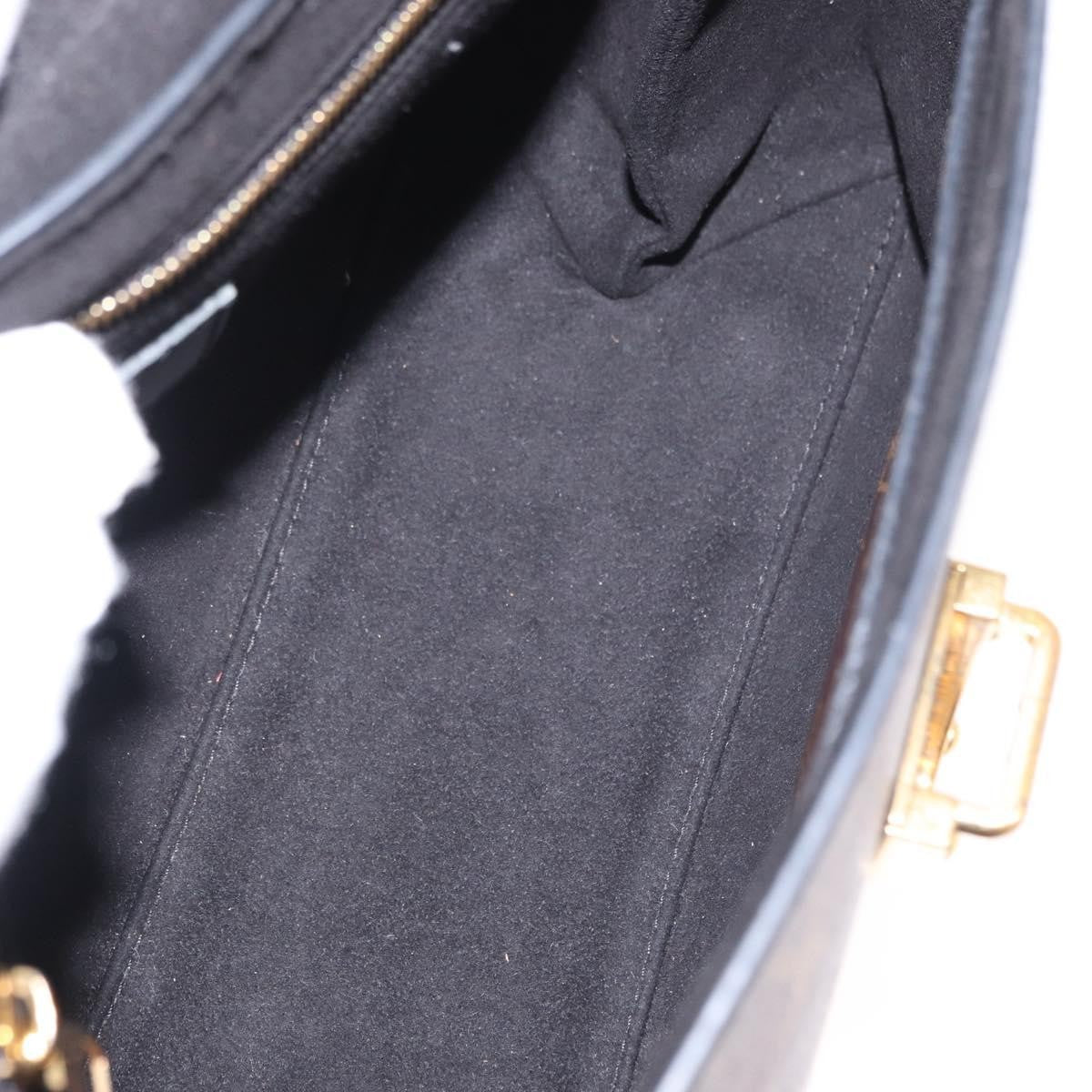Louis Vuitton One Handle Flap Bag Monogram Canvas And Leather Brown Canvas Handbag