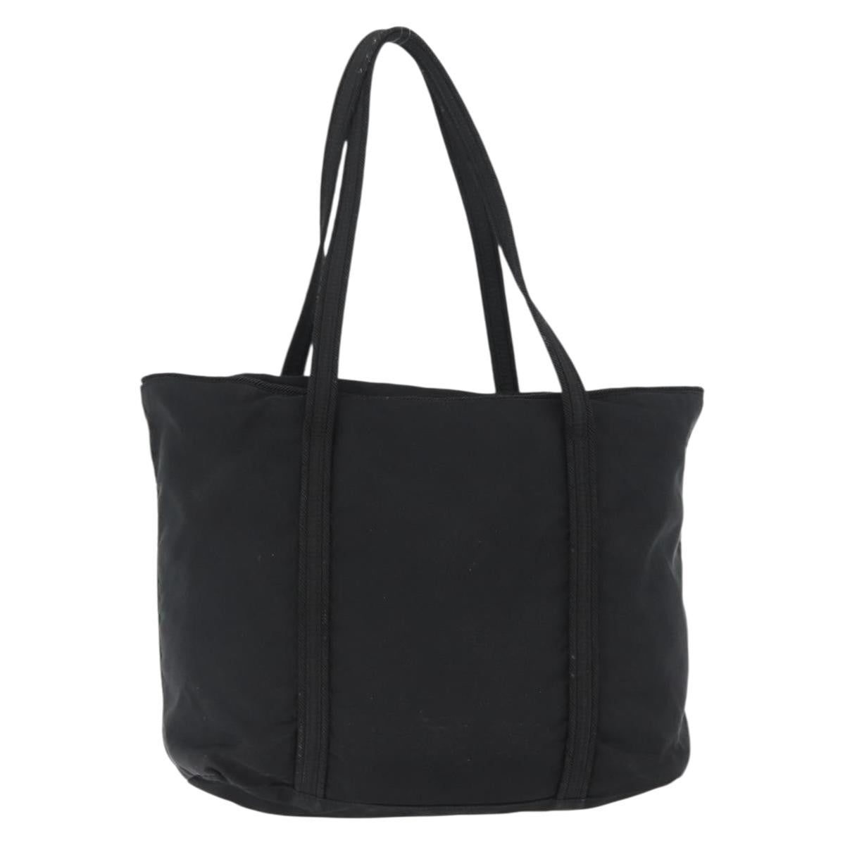 Prada Vintage Zip Tote Tessuto Black Nylon Tote Bag Bag