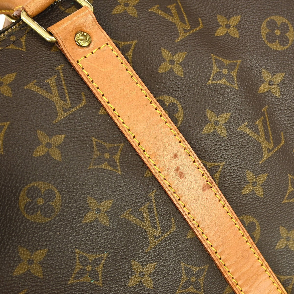 Louis Vuitton Keepall Bag Monogram Canvas Brown Canvas Travel Bag
