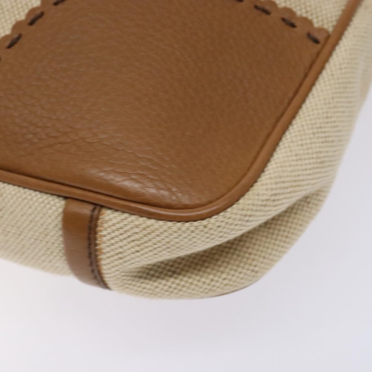 Prada Vintage Convertible Tote Canvas And Leather Beige Canvas Tote Bag Bag