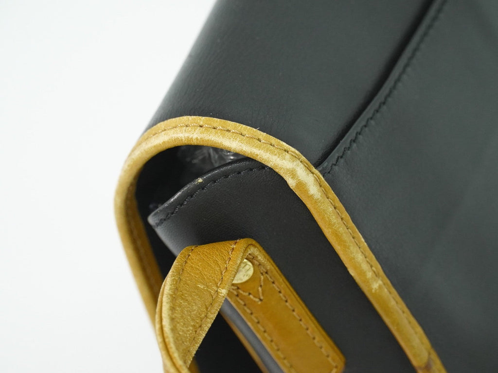 Celine Vintage Shoulder Bag Leather Black Leather Shoulder Bag Bag