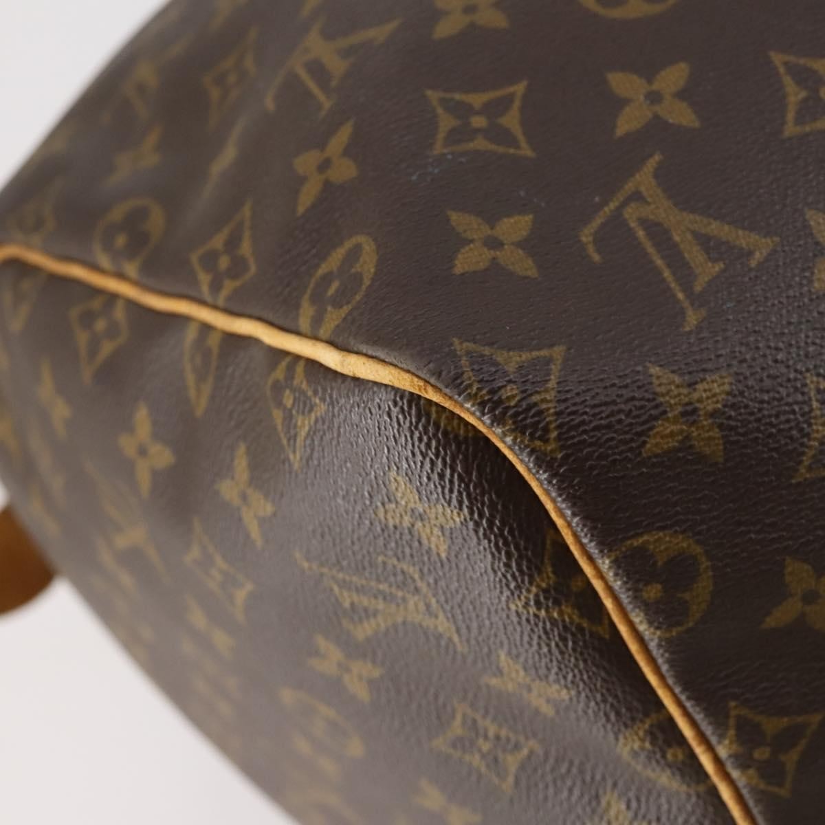 Louis Vuitton Keepall Bag Monogram Canvas Brown Canvas Travel Bag