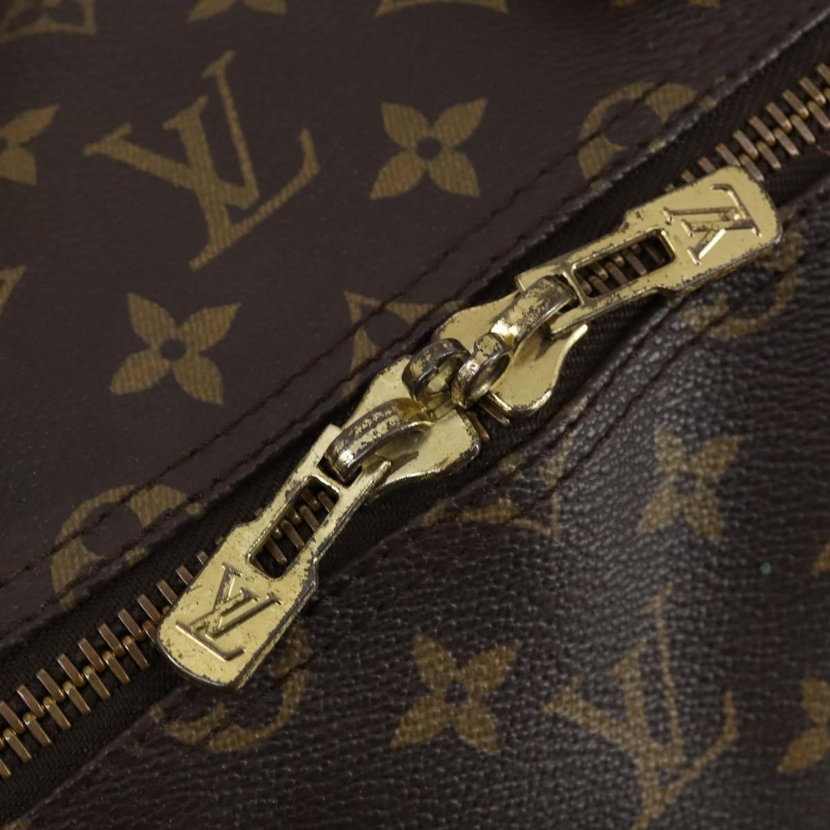 Louis Vuitton Keepall Bag Monogram Canvas Brown Canvas Travel Bag