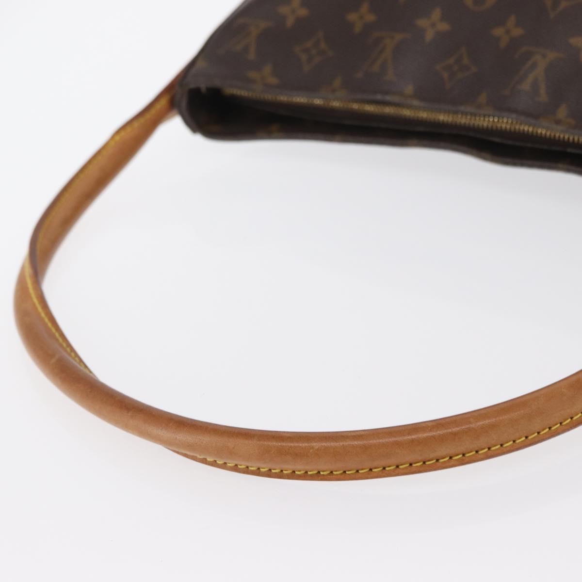 Louis Vuitton Monogram Looping Handbag Monogram Canvas Brown Canvas Shoulder Bag