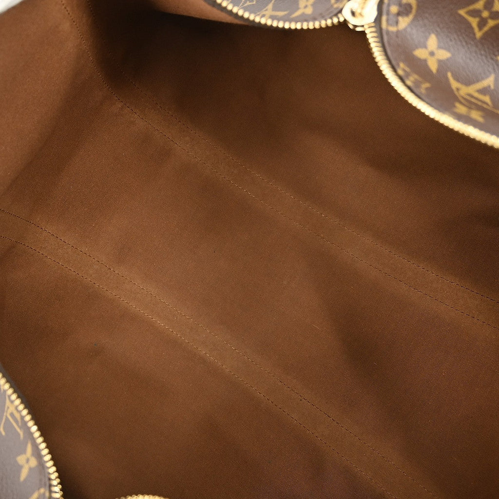 Louis Vuitton Keepall Bag Monogram Canvas Brown Canvas Travel Bag