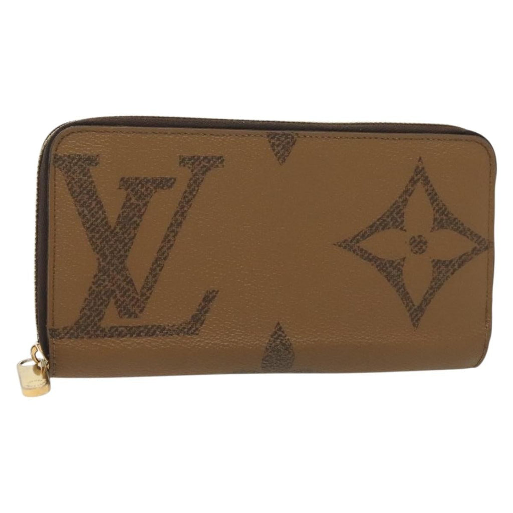Louis Vuitton Zippy Wallet Canvas Brown Canvas Wallets Accessory