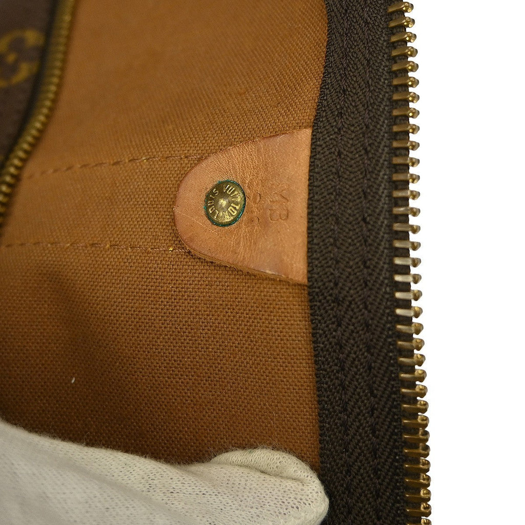Louis Vuitton Keepall Bag Monogram Canvas Brown Canvas Travel Bag