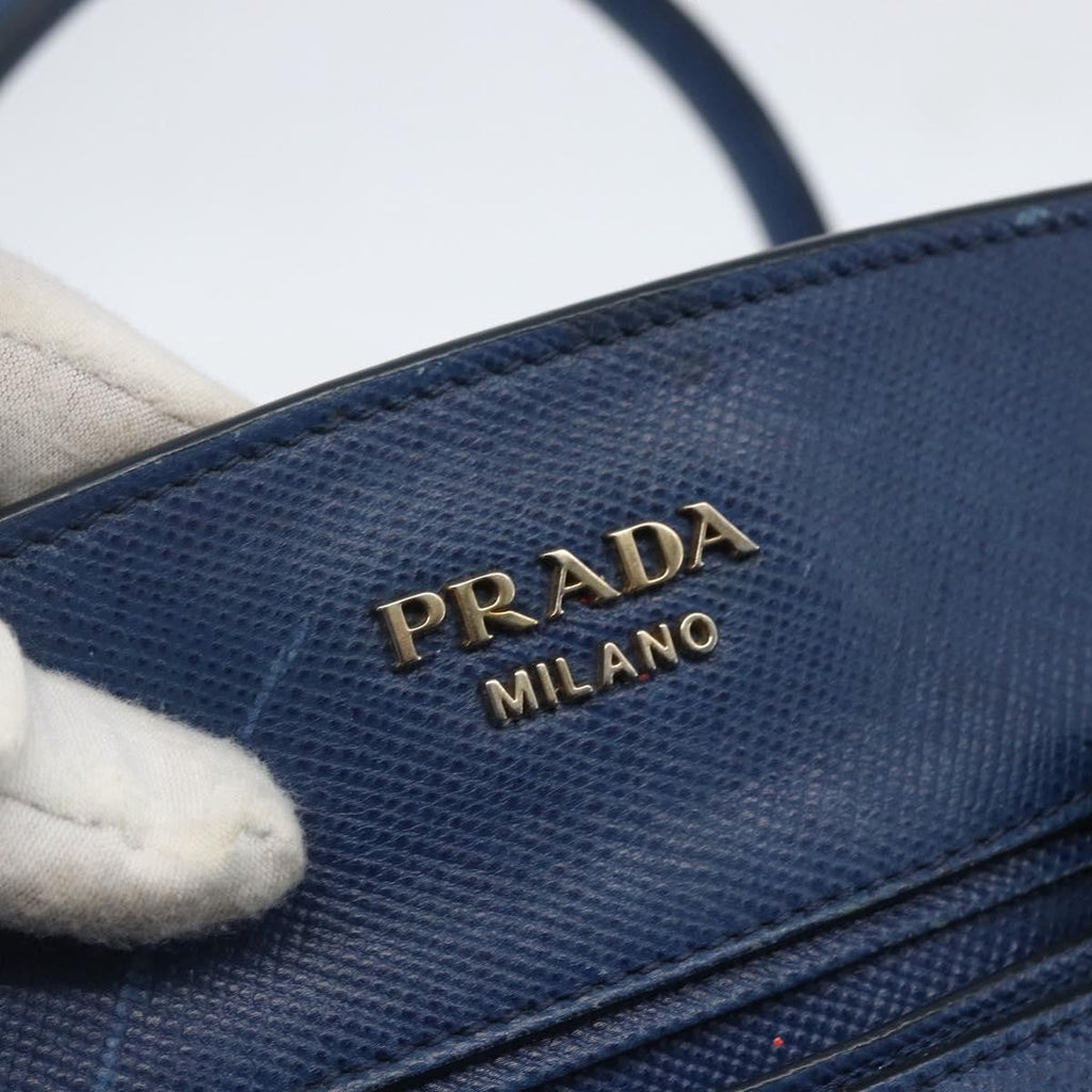 Prada Cuir Frame Convertible Tote Canvas And Saffiano Leather Beige Canvas Tote Bag Bag