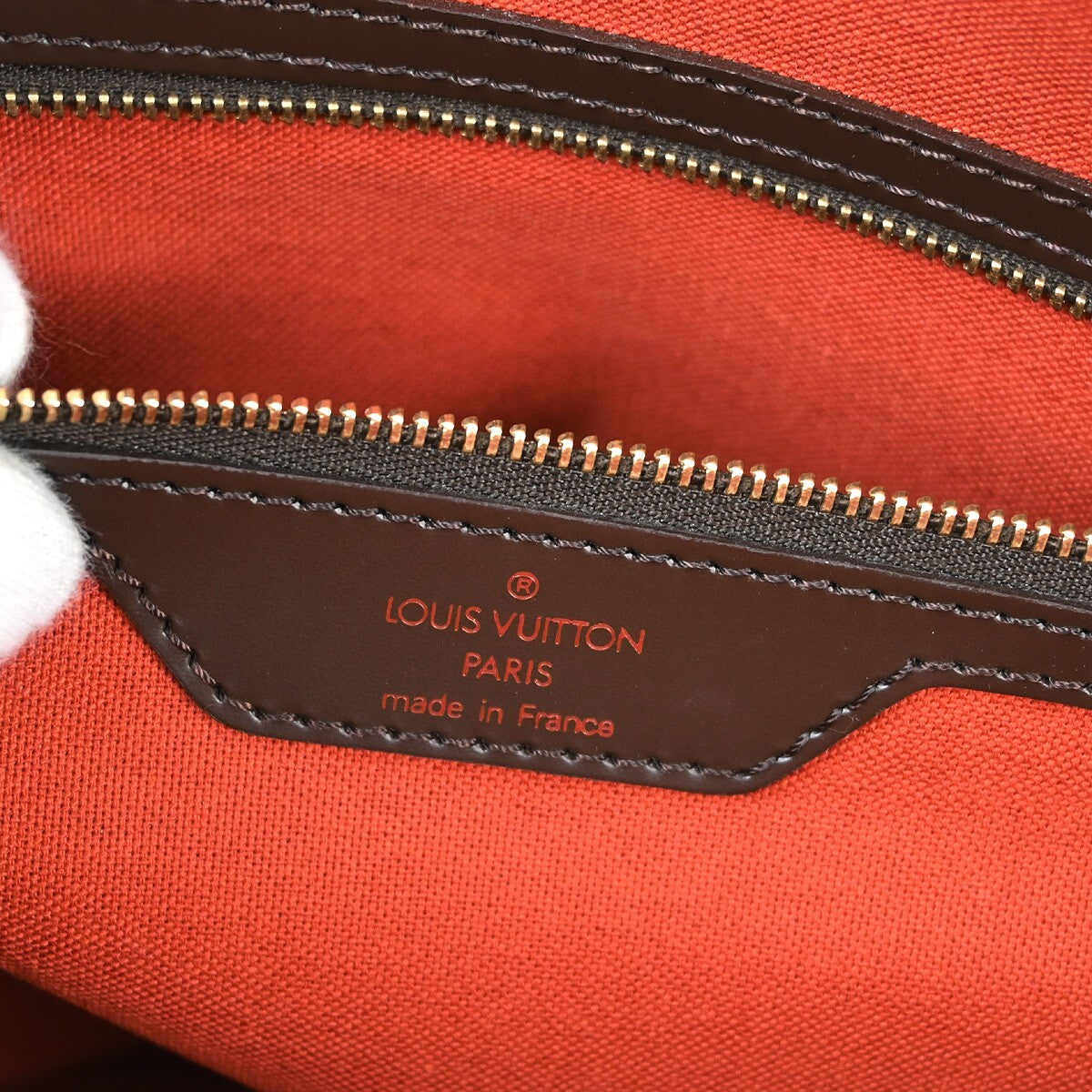 Louis Vuitton Chelsea Handbag Damier Brown Canvas Tote Bag