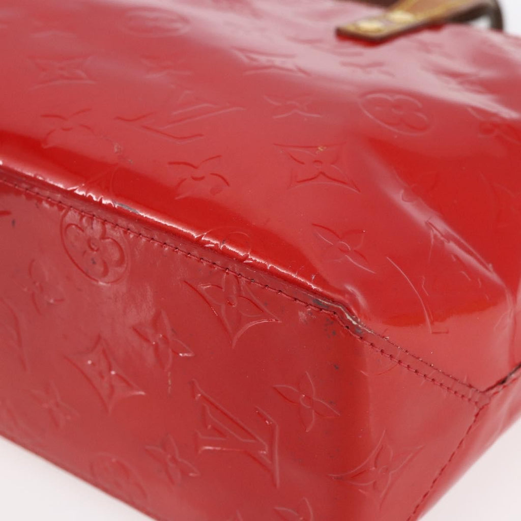 Louis Vuitton Reade Handbag Monogram Vernis Red Patent_Leather Handbag